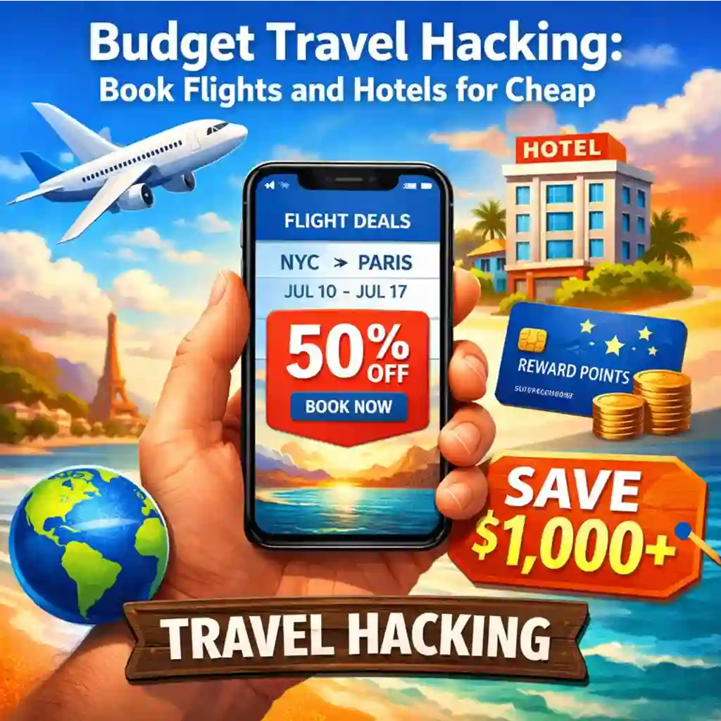 Blog 5 Budget travel hacking: how to book flights and hotels for cheap